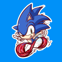 /STICKER_VIDEOJUEGOS: Sonic