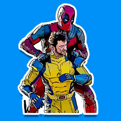 /STICKER_COMICS_MARVEL: deadpool-Wolverine