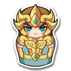 /sticker_CDZ: Aioria de Leo (Mamushka)