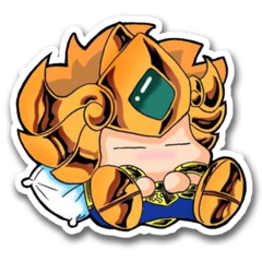 /sticker_CDZ: Baby Aioria (Leo)