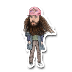 /STICKER_FORREST_GUMP: Tired