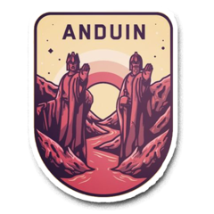 /STICKER_EL_SEÑOR_DE_LOS_ANILLOS: Anduin