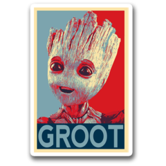 /STICKER_COMICS_MARVEL: groot (ESTILO_POSTER)