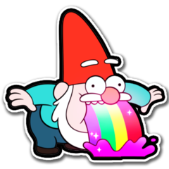 /STICKERS_GRAVITY_FALLS: Gnomo