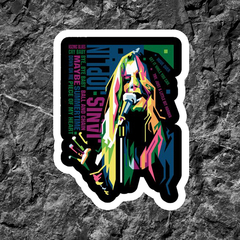 /STICKER_MUSICA: Janis Joplin