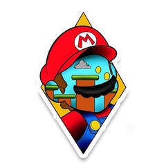 /STICKER_Videojuegos: Mario_Bros