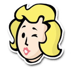 /STICKER_FALLOUT: Cabeza_Mujer