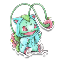 /STICKER_POKEMON: BULBASAUR_DISFRAZ