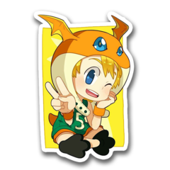 sticker_Digimon: T.K Taikishi - Patamon