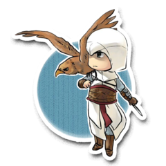 /STICKER_ASSASINS_CRED: ALTAIR (CHIBI_3)