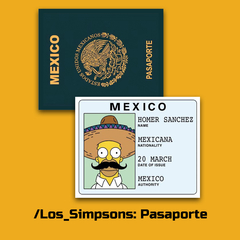 /Credenciales: Simpsons