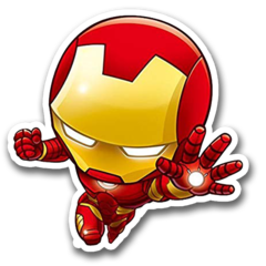 /STICKER_COMICS_MARVEL: ironman (CHIBI)