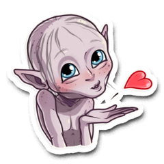 /STICKER_EL_SEÑOR_DE_LOS_ANILLOS: Gollum