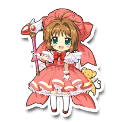 /STICKER_SAKURA_CARD_CAPTOR: Sakura