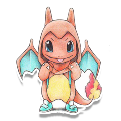 /STICKER_POKEMON: CHARMANDER_DISFRAZ