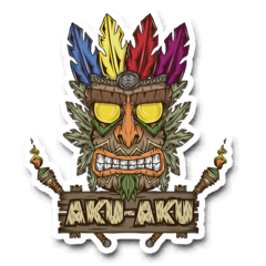 /STICKER_CRASH_BANDICOOT: AKU_AKU (2)