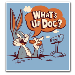 /STICKERS_LOONEY_TUNES: Bugs_Bunny_What's_Up_Doc?