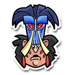 /STICKER_CRASH_BANDICOOT: Papu_Papu