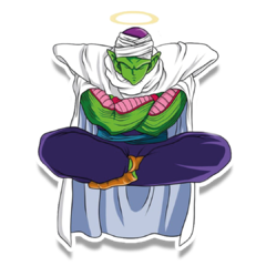 /STICKER_DRAGON BALL: Picollo_meditando