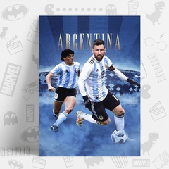 Cuadro_Futbol_Messi_Maradona