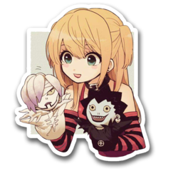 /sticker_Death Note: Amane Misa (Shinigamis)