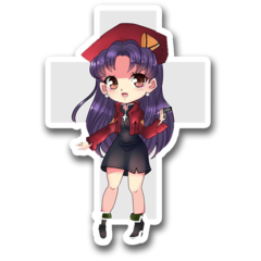 /STICKER_EVANGELION: MISATO