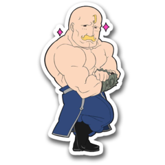 /STICKER_FULLMETAL_ALCHEMIST: Armstrong