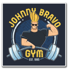 /STICKERS_JOHNNY_BRAVO: Johnny_Gym