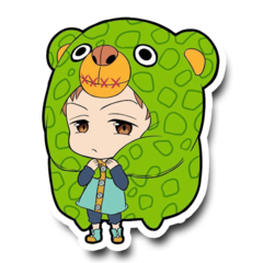 /STICKER_NANATSU_NO_TAIZAI: King (chibi 2)