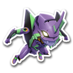 /STICKER_EVANGELION: Eva_01 (chibi)