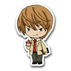 /sticker_Death Note: Light Yagami (Manzana)