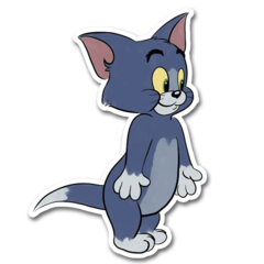 /STICKER_TOM_Y_JERRY: Tom_b