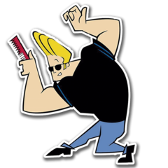 /STICKERS_JOHNNY_BRAVO: Johnny_Peine