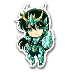 /sticker_CDZ: Shiryu (Chibi)