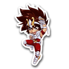 /sticker_CDZ: Seiya (Chibi)