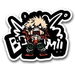 /STICKER_My_Hero_Academia: Katsuki Bakugo