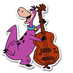 /STICKERS_LOS_PICAPIEDRAS: Dino_Musica