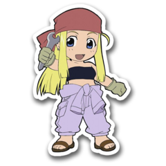 /STICKER_FULLMETAL_ALCHEMIST: Winry_Rockbell