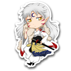 /STICKER_INUYASHA: SESSHOMARU (Chibi 2)