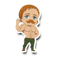 /STICKER_NANATSU_NO_TAIZAI: Escanor (chibi 2)