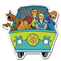 /STICKER_SCOOBY_DOO: Camioneta