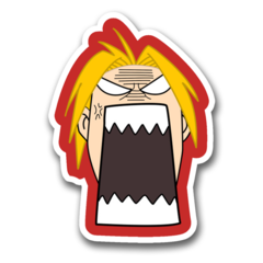 /STICKER_FULLMETAL_ALCHEMIST: Ed (chibi)