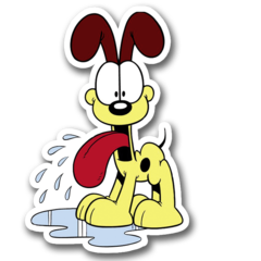 /STICKERS_GARDFIELD: Odie