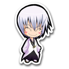 /Sticker_Bleach: Gin_Ichimaru (Chibi)