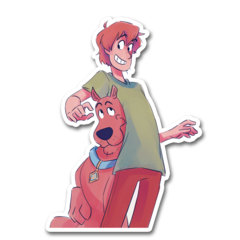 /STICKER_SCOOBY_DOO: Shaggy_Y_Scooby