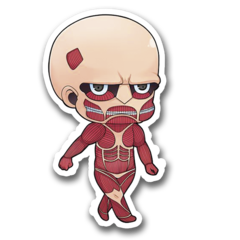 /STICKER_SHINGEKI_NO_KYOJIN: titan (chibi)