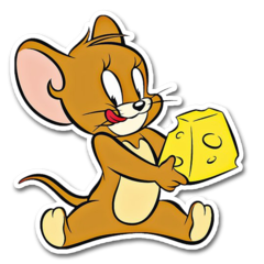 /STICKER_TOM_Y_JERRY: Jerry