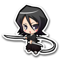 /STICKER_Bleach: Rukia Kuchiki (Chibi)