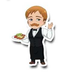 /STICKER_NANATSU_NO_TAIZAI: Escanor (chibi)