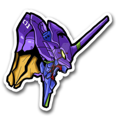 /STICKER_EVANGELION: EVA_01 (head)